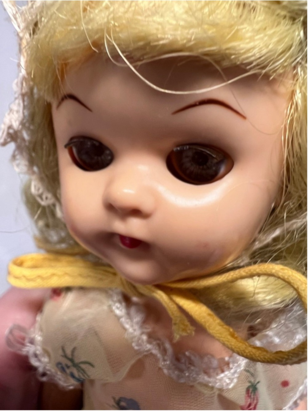 Vintage 8" Walker Doll Blonde Hair 1950's Sleep Eyes Head Moves - Picture 3 of 5